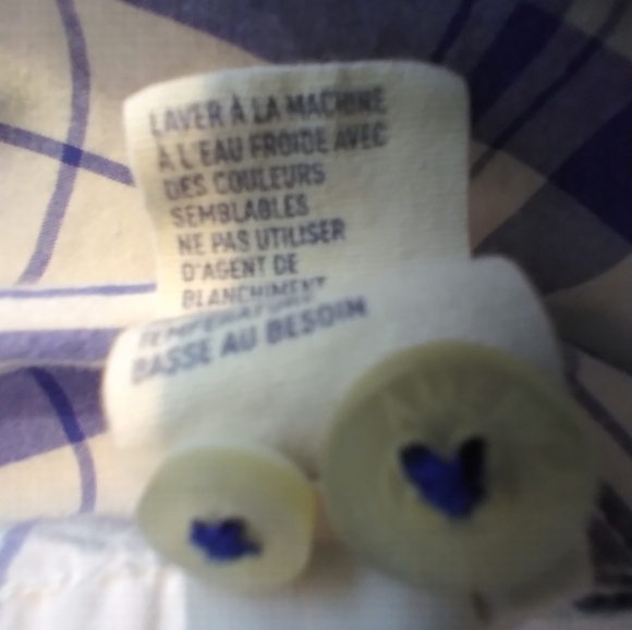 american Eagle Men's Blue Plaid Shirt Athletic Fit Size L Office Business Work - Picture 5 of 9